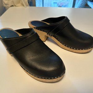 Lotta from Stockholm clog with wooden heel, size 41, similar to a 9 1/2
